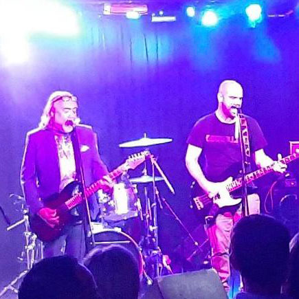 The Great Reycle at the WaterRats 2022—Jerry on stage with Tom Loffman