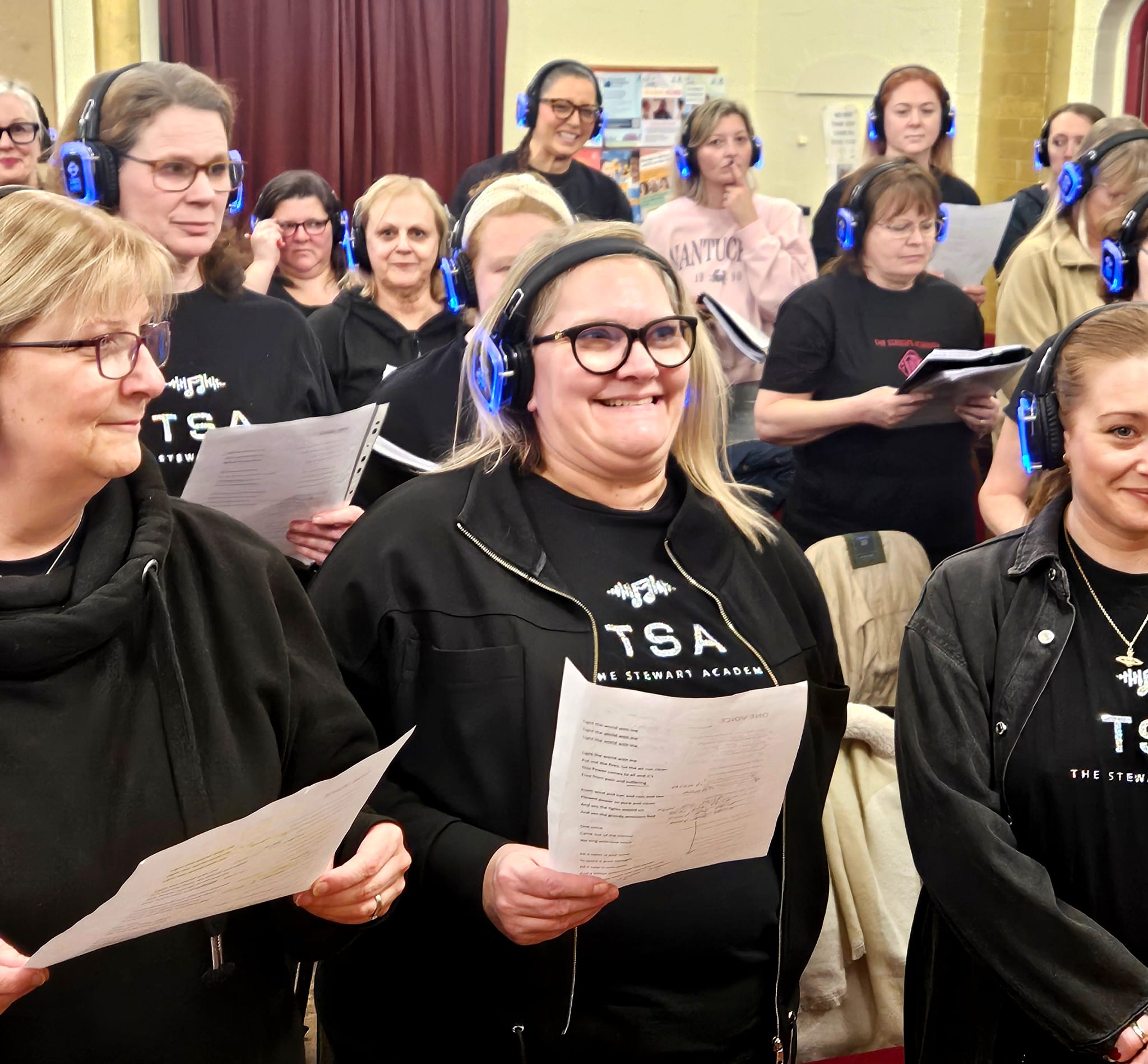 Recording One Voice with The Stewart Academy choir