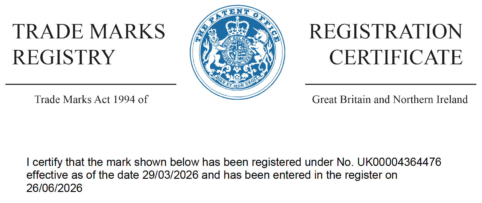 Skruffy Records now a registered trademark